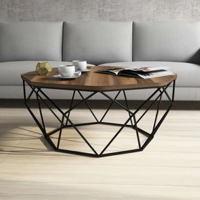Măsuță de conferință Diamond Walnut