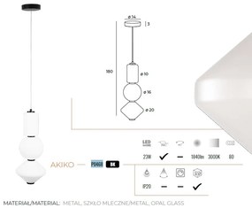 Lustra LED moderna design deosebit AKIKO
