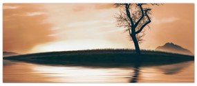 Tablou - Copaci pe insulă (120x50 cm)