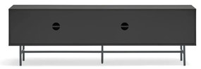 Comodă TV neagră-gri antracit 180x56 cm Nube – Teulat