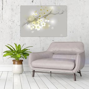 Tablou - Crenguțe înflorite (90x60 cm)