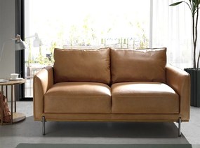 Canapea 2 locuri eleganta, design LUX Buffalo brown