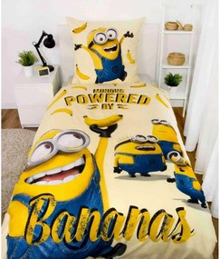 Lenjerie de pat din bumbac Herding Minionii, 135 x 200 cm, 80 x 80 cm