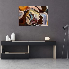 Tablou - Abstractizarea capetelor (90x60 cm)