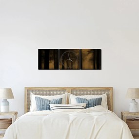 Tablou - Pădurea întunecată (cu ceas) (90x30 cm)