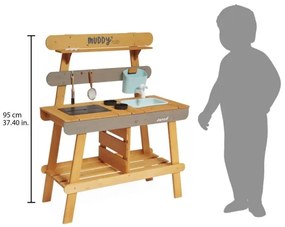 Janod - Bucătărie de exterior din lemn MUDDY LAB