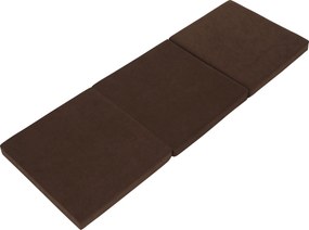 Saltea pliabilă, spumă, 65x180, maro, LEVI 65