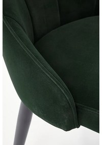 Scaun de bucaterie Marien, verde/negru