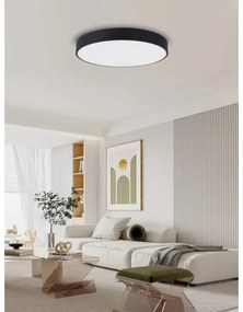 Plafonieră LED dimabilă Immax NEO 07203L RONDATE 65W/230V Tuya negru + telecomandă