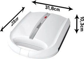 Aparat pentru preparat nuci Zilan ZLN2809 ALB, 24 jumatati sau 12 nuci intregi, 1600W, indicator luminos, Placi Neaderente