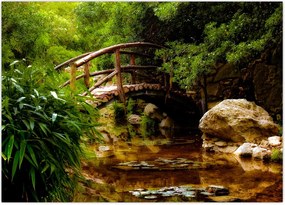 Tablou - Pod prin râu (70x50 cm)