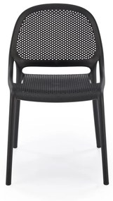 Scaun plastic K532 negru