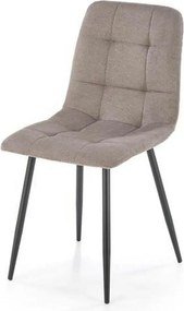 Scaun K560, gri/negru, stofa clasica/metal, 45x53x88 cm