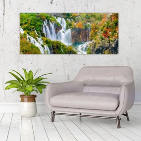 Tablou - Parcul Național Lacurile Plitvice (120x50 cm)