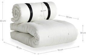 Fotoliu extensibil adecvat pentru exterior Karup Design Design OUT™ Buckle Up Beige, bej