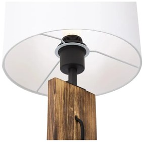 Lampă de masă PINUS 1xE27/40W/230V alb/wood
