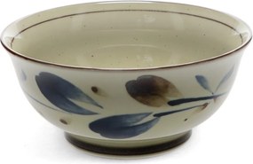 Bol mic albastru-bej pentru ramen, din porțelan 1 l Breeze – Rex London