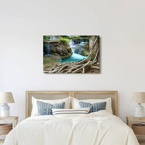 Tablou - Râu cu cascade (90x60 cm)