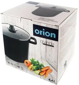 Oală Orion cu capac din sticlă Grande , 4,4 l, 4,4 l