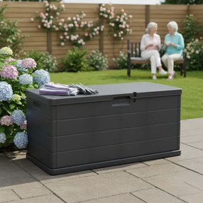 Cutie de depozitare ALPHA, 340L, 118x59x57cm, antracit I.P.A.E-Progarden