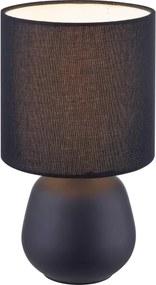 Brilliant - Lampă de masă AUREA 1xE14/20W/230V neagră