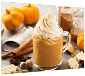 Tablou - Cafea cu lapte de dovleac (70x50 cm)