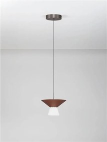 Pendul LED decorativ BARIS Rust Brown 22cm