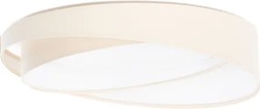 Plafonieră LED dimabilă SM GALAXY M, LED/24W/230V, Ø 55 cm, crem/alb + telecomandă