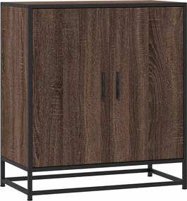 vidaXL Dulap, stejar maro, 68x35x76 cm, lemn prelucrat și metal