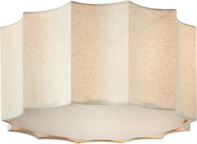 Plafonieră bej din metal cu abajur textil ø 35 cm Olea – Markslöjd