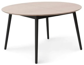 Masă de dining rotundă extensibilă cu blat cu aspect de lemn de stejar cu blat suplimentar ø 135 cm Meza – Hammel Furniture