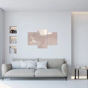 Tablou - Frunze bej N⁰1 (90x60 cm)