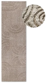 Covor tip traversă bej 80x240 cm Chappe Beige – Elle Decoration