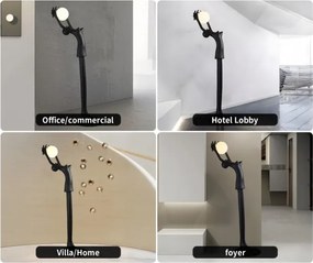 Immax 08812XL - Lampă de podea SILUETTE 1xE27/25W/230V 210 cm Human Girl