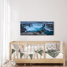 Tablou - Priveliște la cascade (120x50 cm)