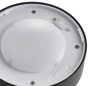 Stalp solar cu senzor de miscare, protectie IP44, Coupar negru