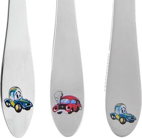 Orion Set tacâmuri pentru copii din inox MAŞINUŢE