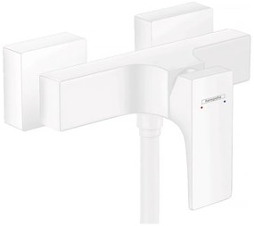 Baterie dus Hansgrohe Metropol alb mat