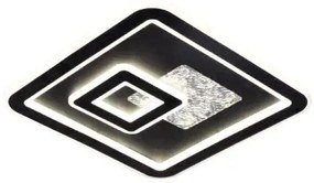 Plafonieră LED dimabilă LED/110W/230V negru + telecomandă