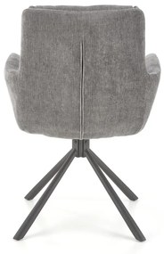 Scaun rotativ K495 stofa gri