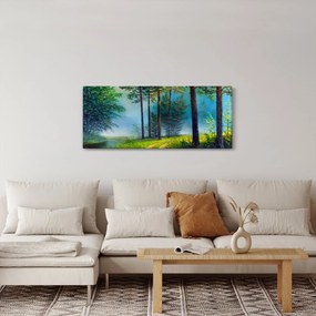 Tablou - Pictură în ulei de peisaj (120x50 cm)