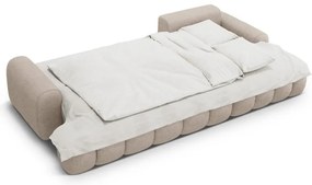 Colțar maro deschis extensibil/cu spațiu de depozitare (cu colț pe partea dreaptă/cu șezlong) Linz – Cosmopolitan Design