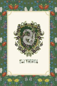 Poster de artă Harry Potter - Slytherin