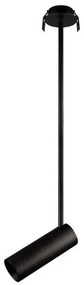 Spot directionabil, incastrabil tavan fals BRANDO negru, H-59cm