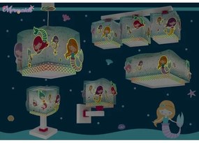 Aplică pentru copii MERMAIDS 1xE27/60W/230V Dalber 63449