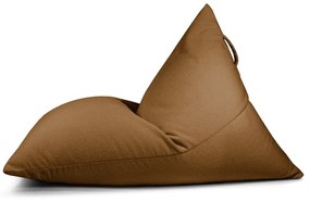 Fotoliu bean bag maro cu tapițerie din țesătură bouclé Razzmatazz – SLOWDOWN