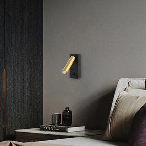 Spot LED de perete Brilagi MAYA 1xG9/7W/230V negru/auriu