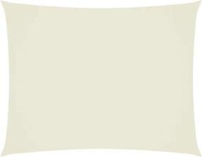 vidaXL Pânză parasolar, crem, 3x6 m, țesătură oxford, dreptunghiular