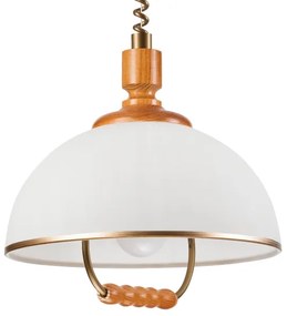 Lustr rabatabil RAMONA 1xE27/60W/230V bej-maro