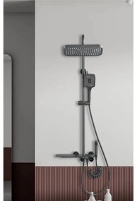 Coloana Dus Picatini cu 4 functii, Display Digital, Gri antracit